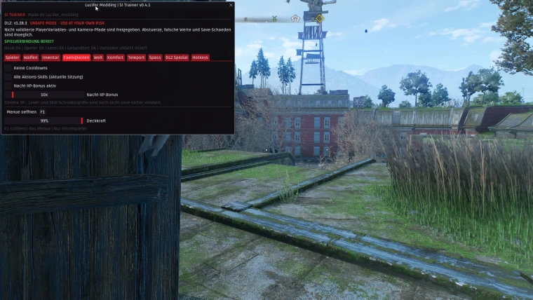 Dying Light 2: Stay Human — Чит-меню v0.4.3 | Мод от XxLuciferModdingxX