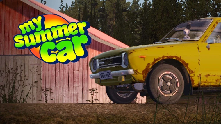 My Summer Car — Сохранение с собранной Satsuma и 1 000 000 марок